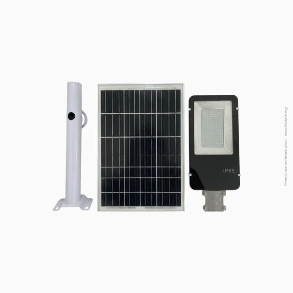 Lampadaire solaire de luxe (panneau séparé) | 100W PROWATT