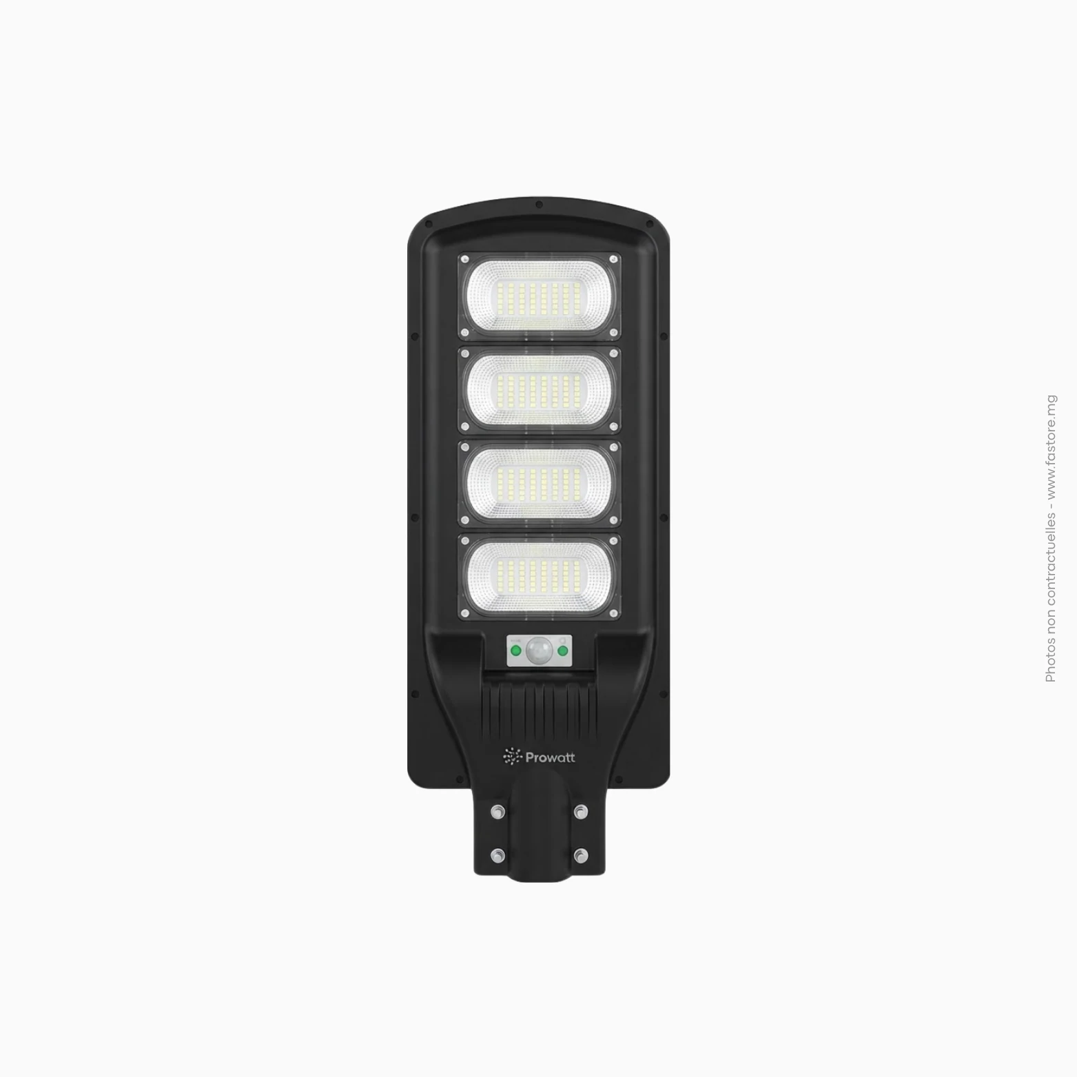 Lampadaire solaire tout-en-un _ 400W (4 lampes) PROWATT Lampadaire solaire tout-en-un | 400W (4 lampes) PROWATT – Image 1