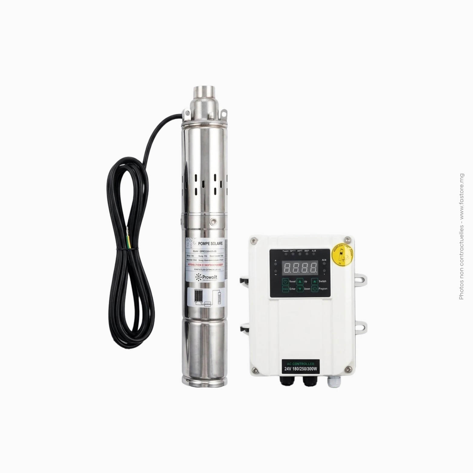 Pompe solaire DC _ 1,5m3 - 95m - 48V PROWATT Pompe solaire DC | 1,5m3 - 95m - 48V PROWATT – Image 1