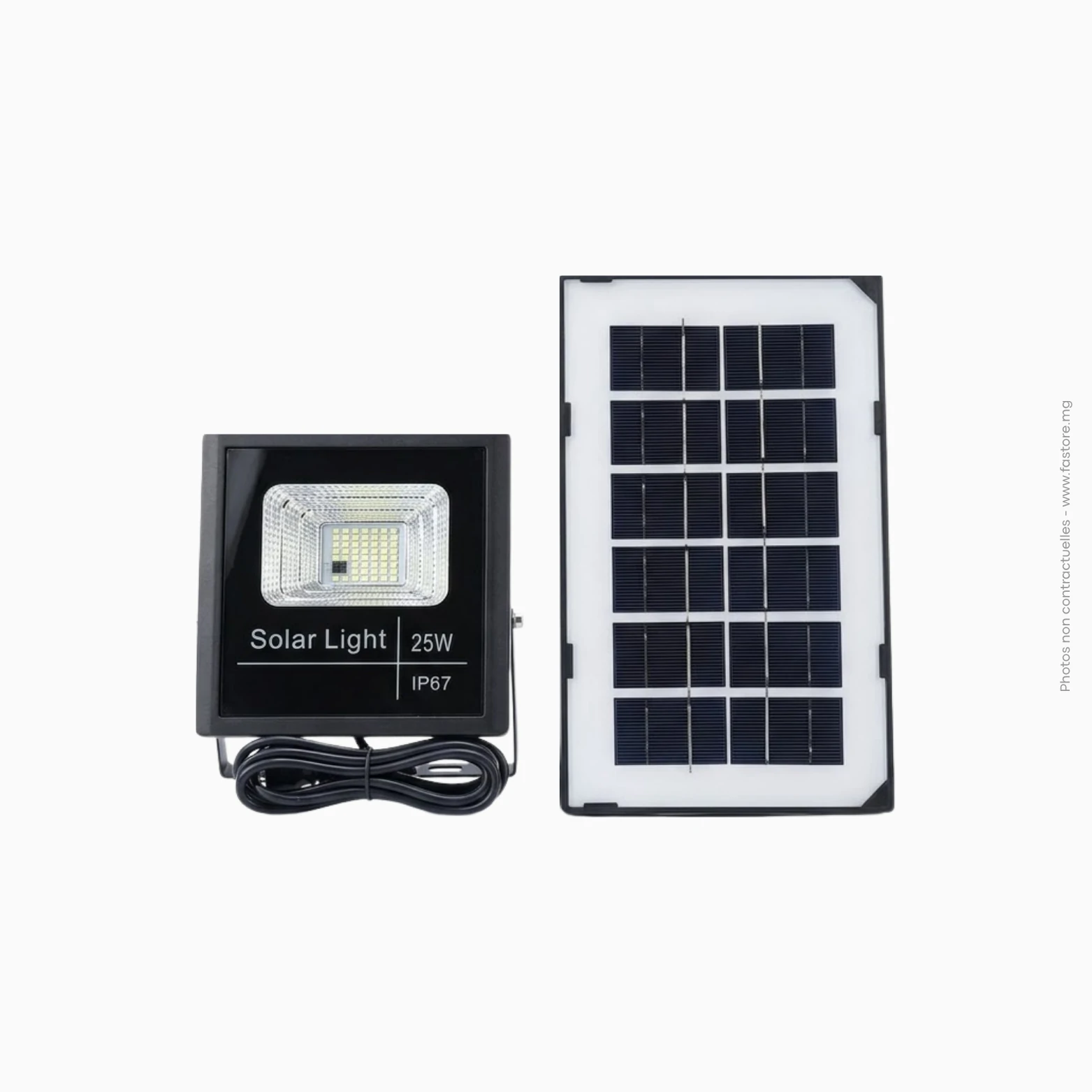 Projecteur solaire standard _ 25W PROWATT Projecteur solaire standard | 25W PROWATT – Image 1