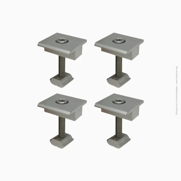 Structure panneau - mid clamp (Lot de 4pcs) | 30mm PROWATT