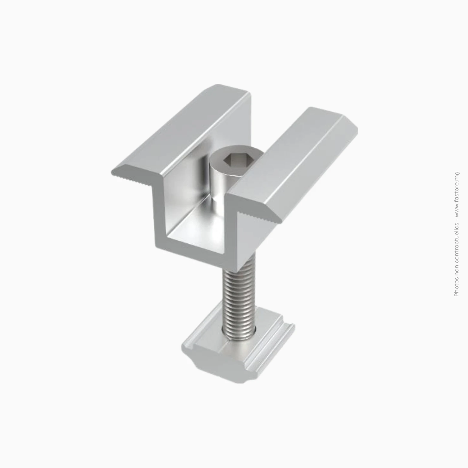Structure panneau - mid clamp réglable _ 30-35mm PROWATT Structure panneau - mid clamp réglable | 30-35mm PROWATT – Image 1