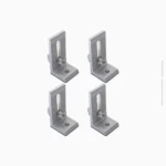 Structure panneau - tube connector toit plat (Lot de 4pcs) | 40mm PROWATT