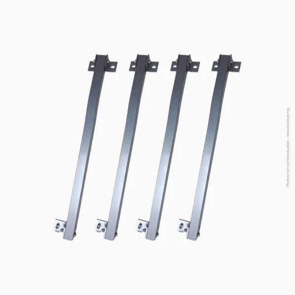 Structure panneau - tube toit plat (Lot de 4pcs) | 675mm PROWATT