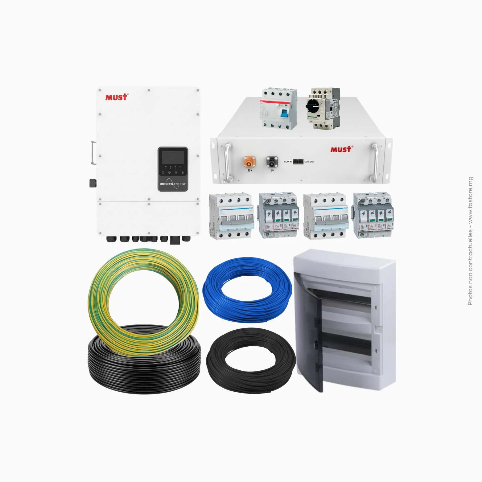 Systeme anti-delestage triphasé 50 kVA _ MUST Systeme anti-delestage triphasé 50 kVA | MUST – Image 1