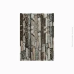 Tôle Galvabac / Plane Prélaquée avec Motif (Brique/Pierre/Bois) - Épaisseur 25/100 - Largeur 0,90m | 2 kg – Image 3