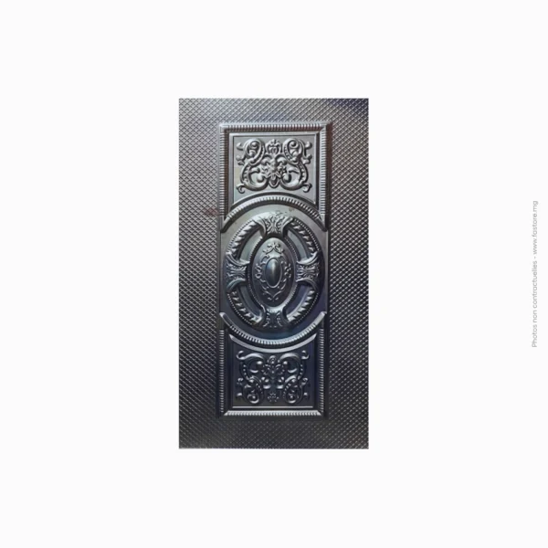 Tôle Plane Noire à Motif (TPN) - Épaisseur 12/10 (1.2mm) - 2m x 1m | 18 kg
