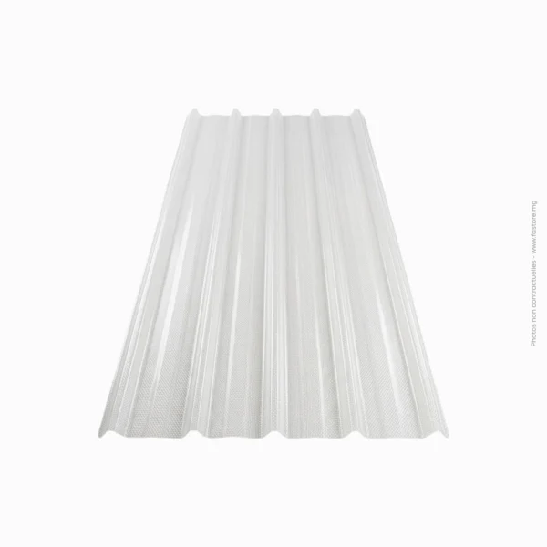 Tôle Plastique Translucide Galvabac Fibre - Épaisseur 1,0mm - 1m x 3m | 5 kg