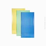 Tôle Plastique Translucide Top Fibre Couleur (Jaune/Vert/Bleu) - Épaisseur 0,8mm - 0,90m x 2m | 2,1 kg