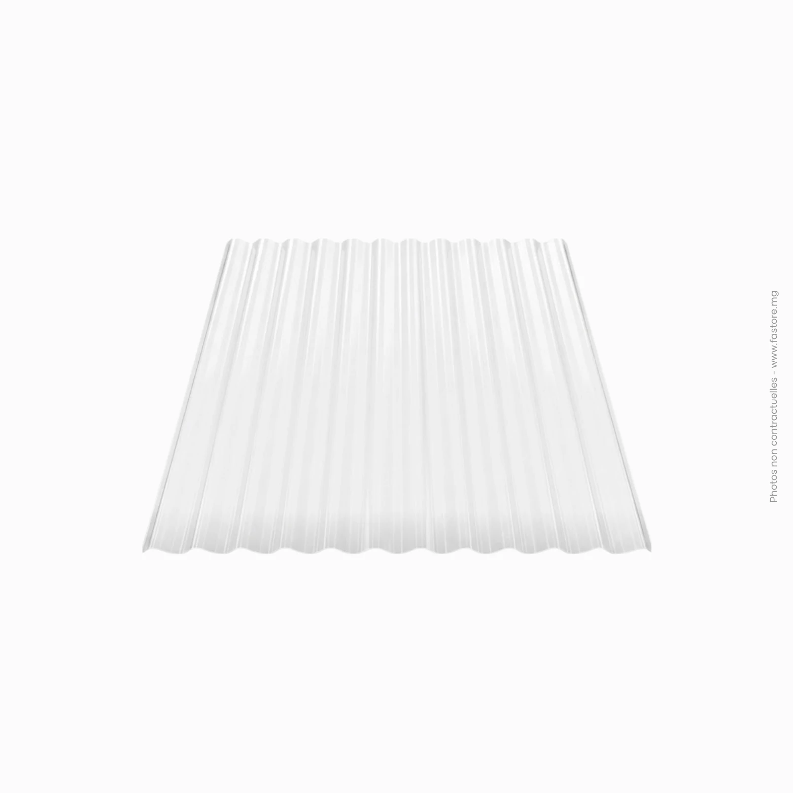 Tôle Plastique Translucide Top Fibre Transparent - Épaisseur 0,8mm - 0,90m x 2m _ 2,1 kg Tôle Plastique Translucide Top Fibre Transparent - Épaisseur 0,8mm - 0,90m x 2m | 2,1 kg – Image 1