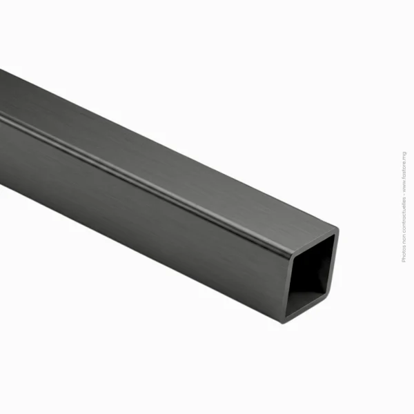 Tube Carré Noir Laminé à Froid (LF) - 40x40x1.2mm - Longueur 5,80m | 7.6 kg