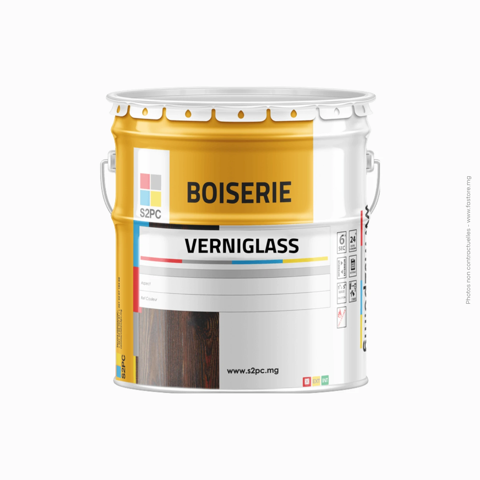 Verniglass 14 kg - S2PC Vernis brillant alkyde-uréthane 14 kg | Verniglass – Image 1