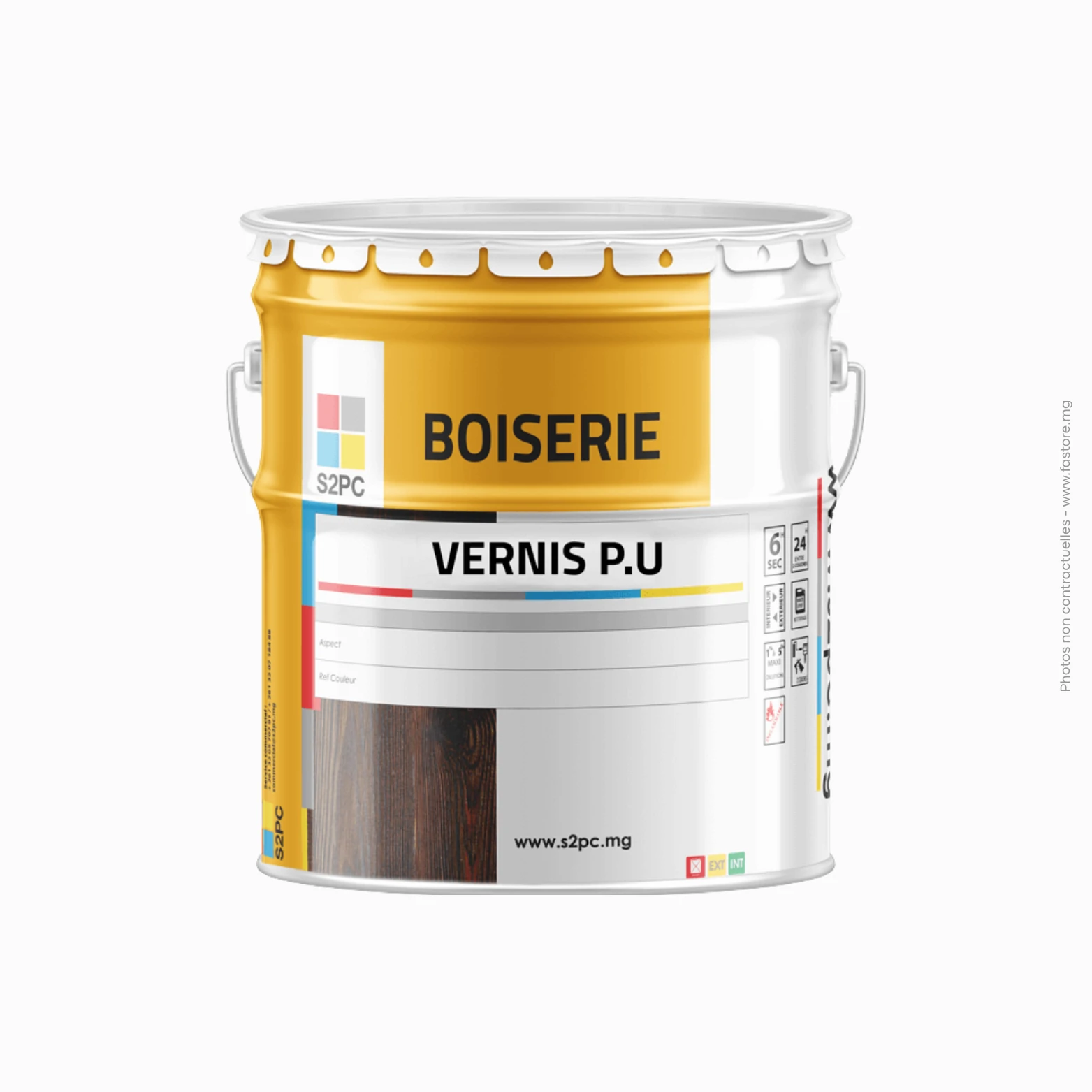 Vernis P.U 15 kg - S2PC Vernis polyuréthane bi-composant brillant 15 kg | Vernis P.U – Image 1